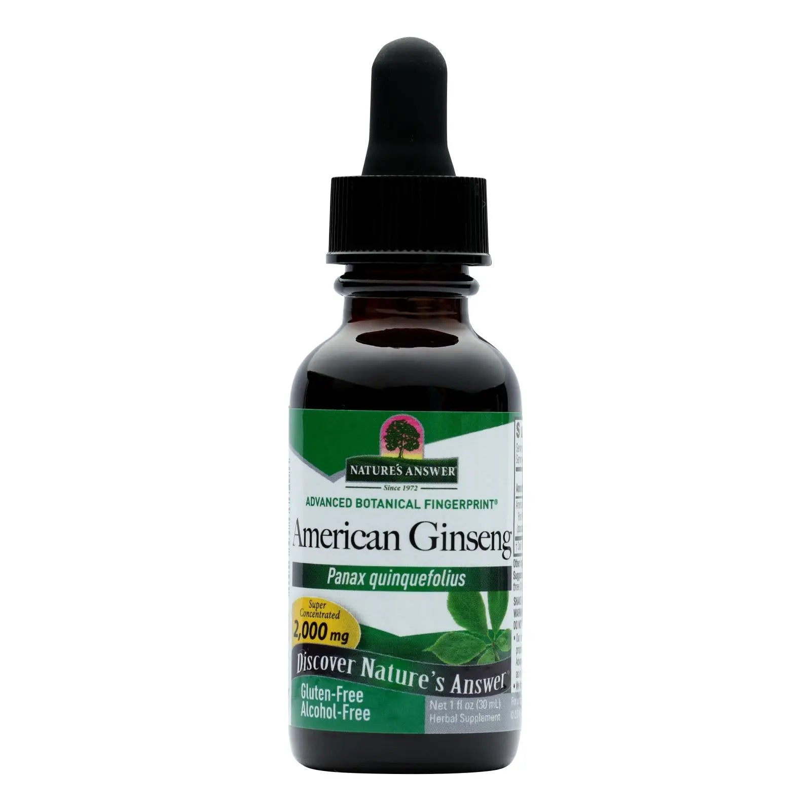 Nature's Answer - American Ginseng Root Alcohol Free - 1 Fl Oz Nature's Answer