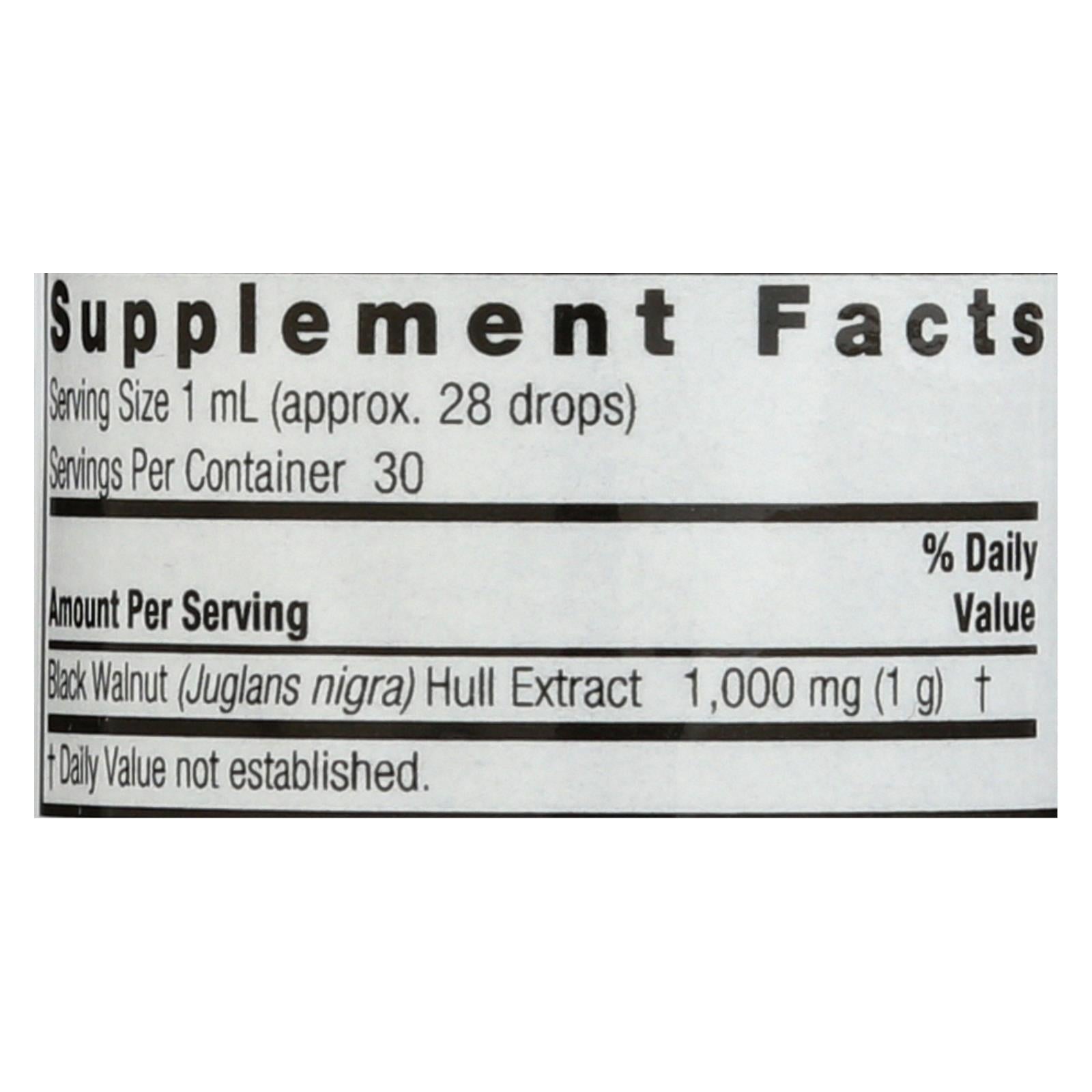 Nature's Answer - Black Walnut Hulls - 1 Fl Oz Nature's Answer