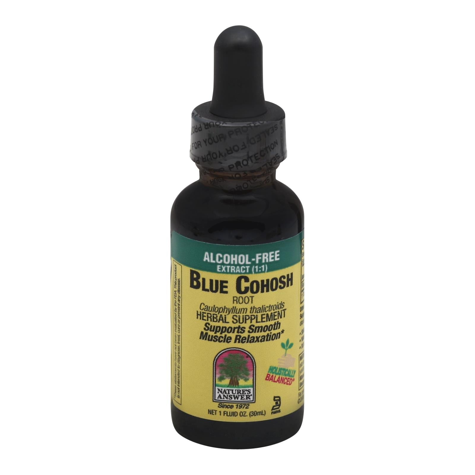 Nature's Answer - Blue Cohosh Root Alcohol Free - 1 Fl Oz Nature's Answer