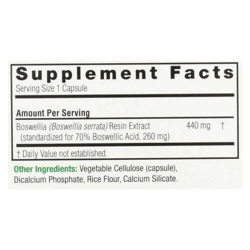 Nature's Answer - Boswellia Extract - 90 Vegetarian Capsules Nature's Answer