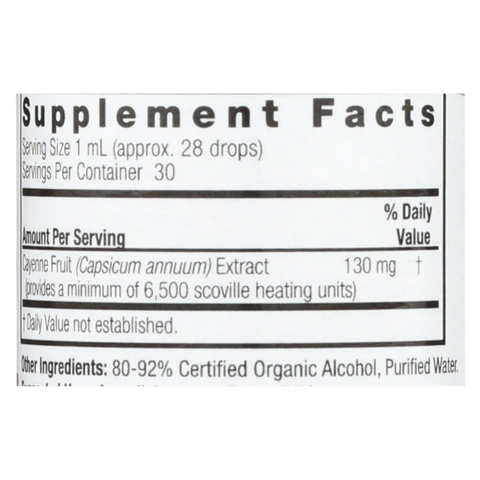 Nature's Answer - Cayenne Fruit - 1 Fl Oz Nature's Answer