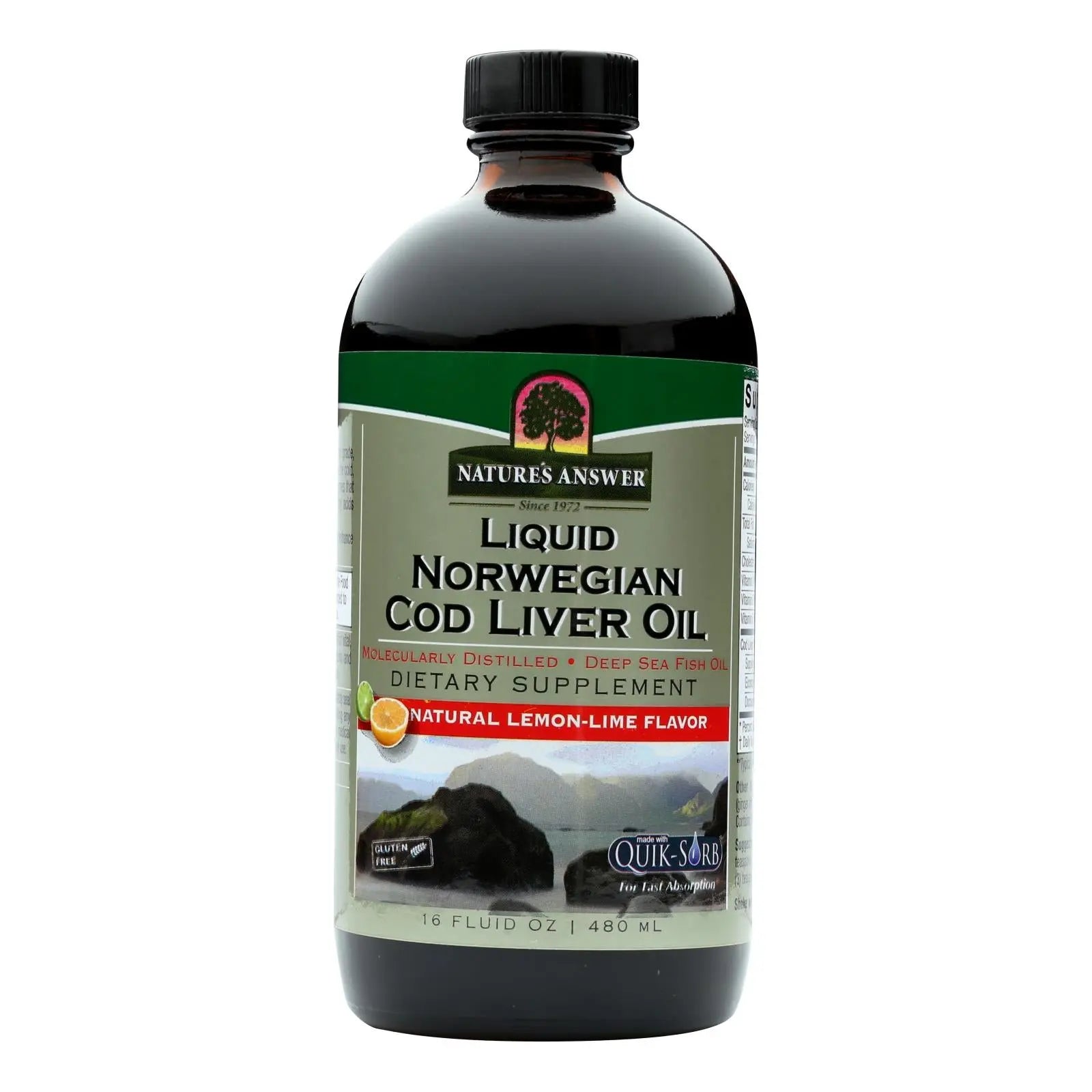 Nature's Answer - Liquid Norwegian Cod Liver Oil - 16 Fl Oz Nature's Answer