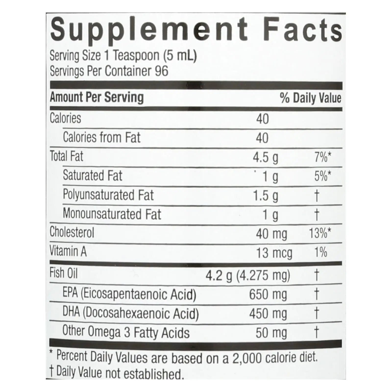 Nature's Answer - Liquid Omega-3 Fish Oil - 16 Fl Oz Nature's Answer