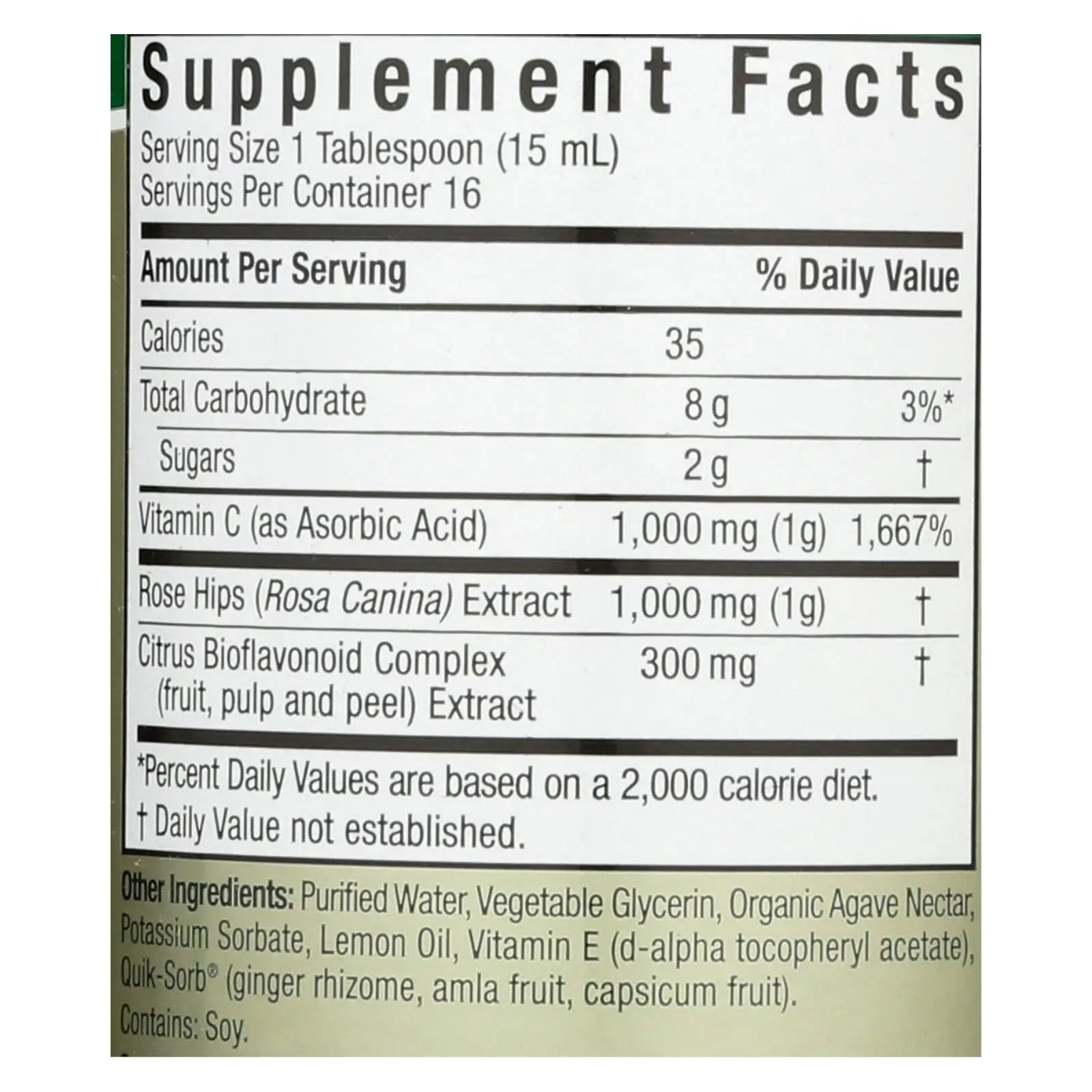 Nature's Answer - Liquid Vitamin C - 8 Fl Oz Nature's Answer