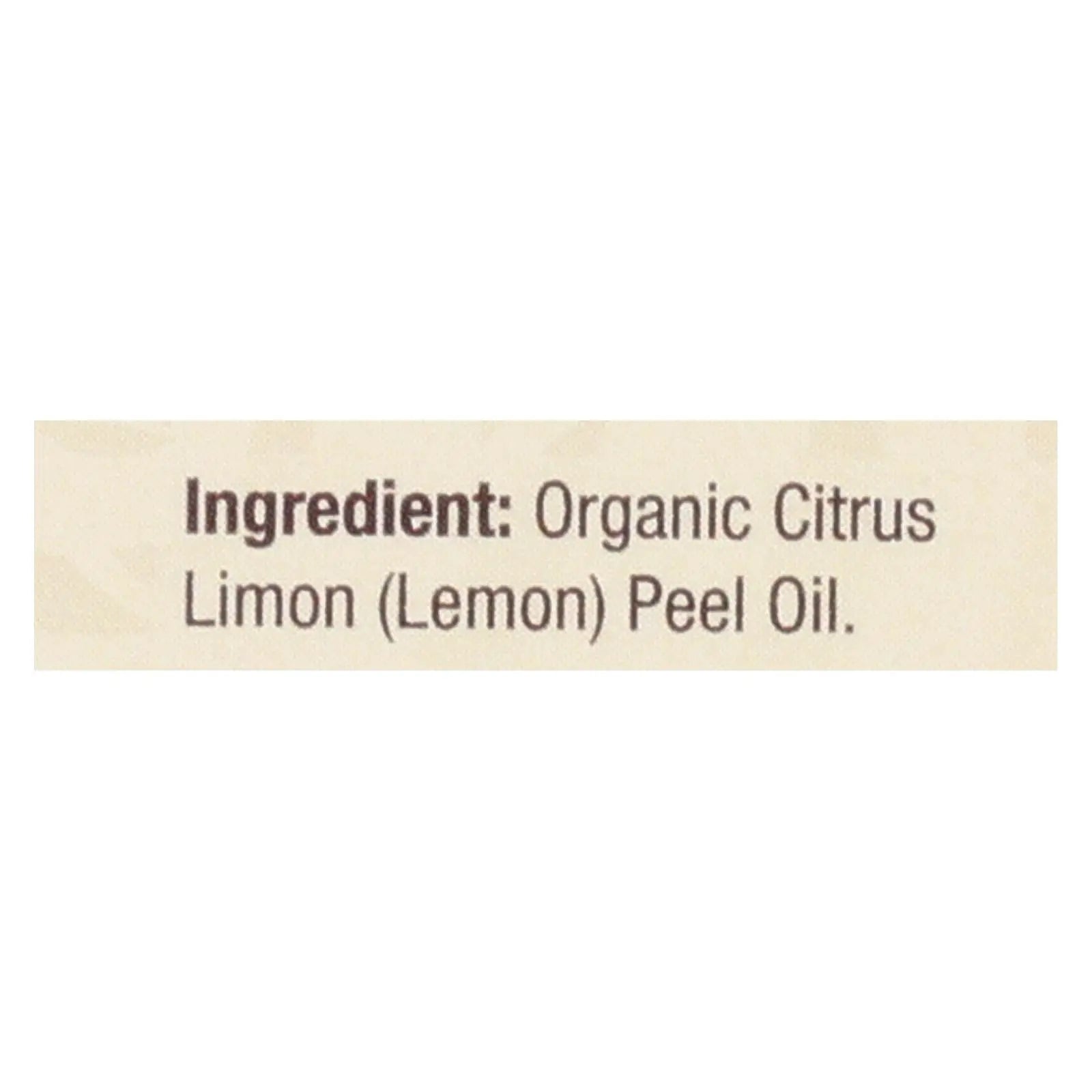 Nature's Answer - Organic Essential Oil - Lemon - 0.5 Oz. Nature's Answer