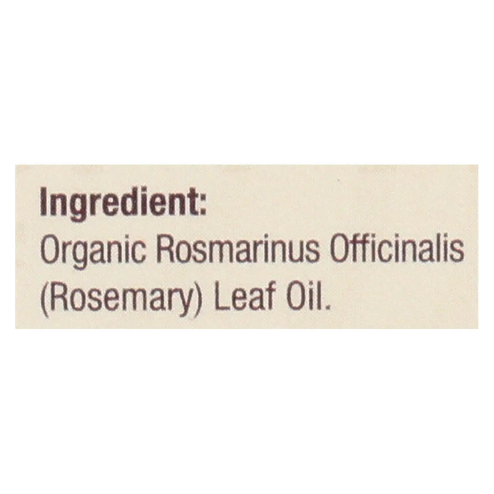 Nature's Answer - Organic Essential Oil - Rosemary - 0.5 Oz. Nature's Answer