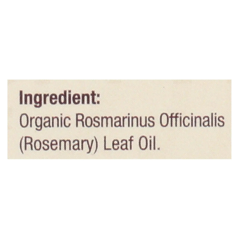Nature's Answer - Organic Essential Oil - Rosemary - 0.5 Oz. Nature's Answer