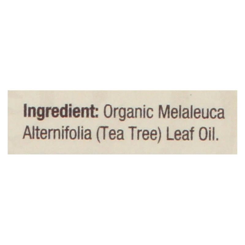 Nature's Answer - Organic Essential Oil - Tea Tree - 0.5 Oz. Nature's Answer