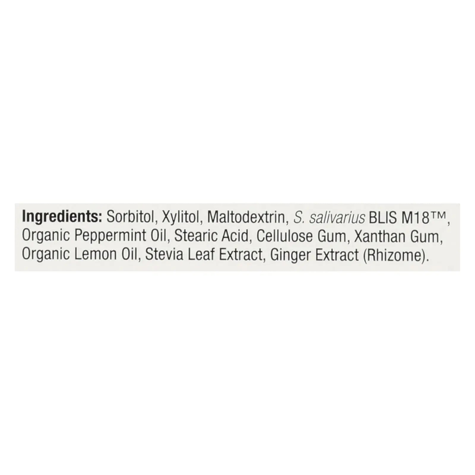 Nature's Answer Periobrite Lemon-lime Mint Flavored Dry Mouth Oral Probiotics  - 1 Each - 100 Ct - GreatEagleInc