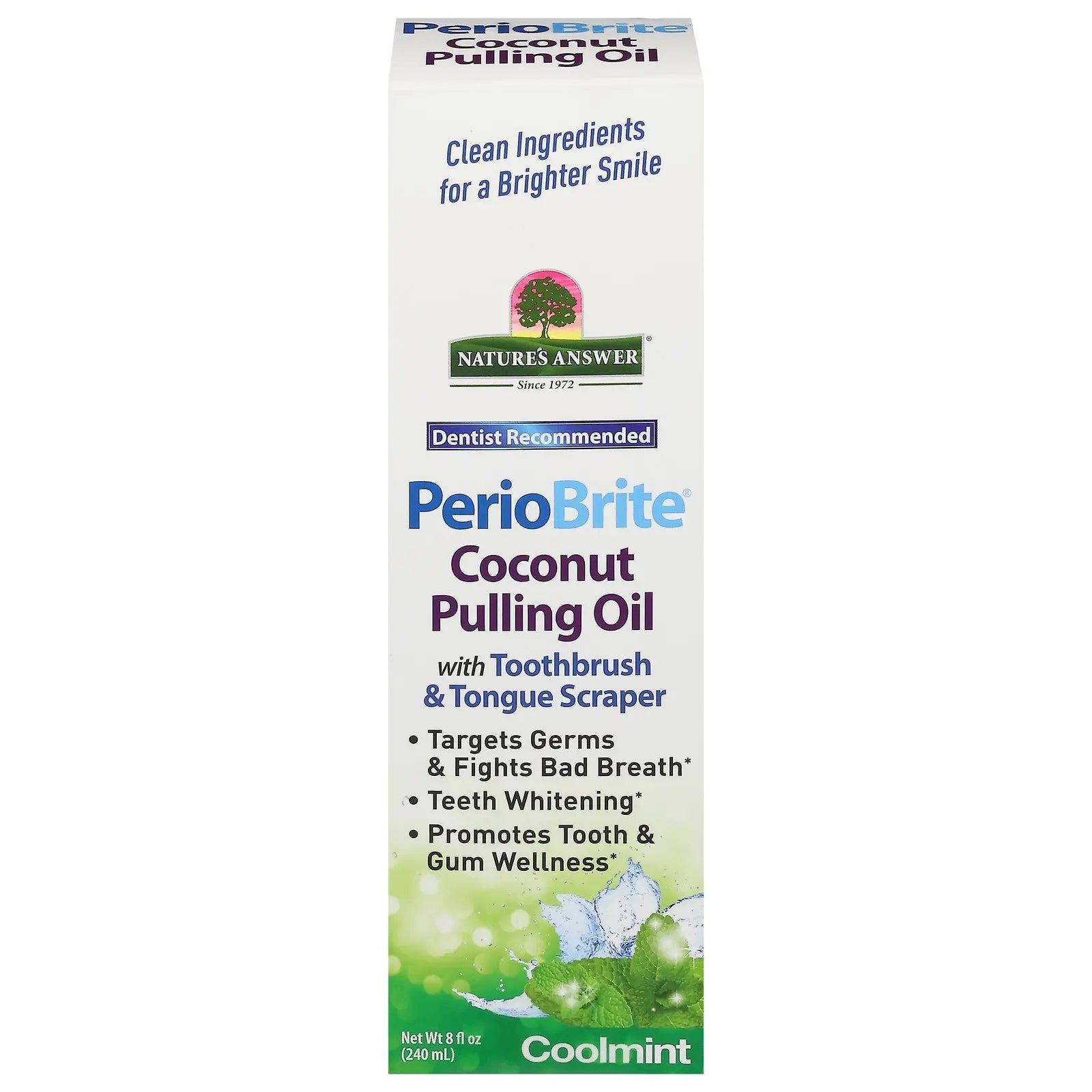 Nature's Answer - Pulling Oil Cnut Cool Mnt - Ea Of 1-8 Fz Nature's Answer