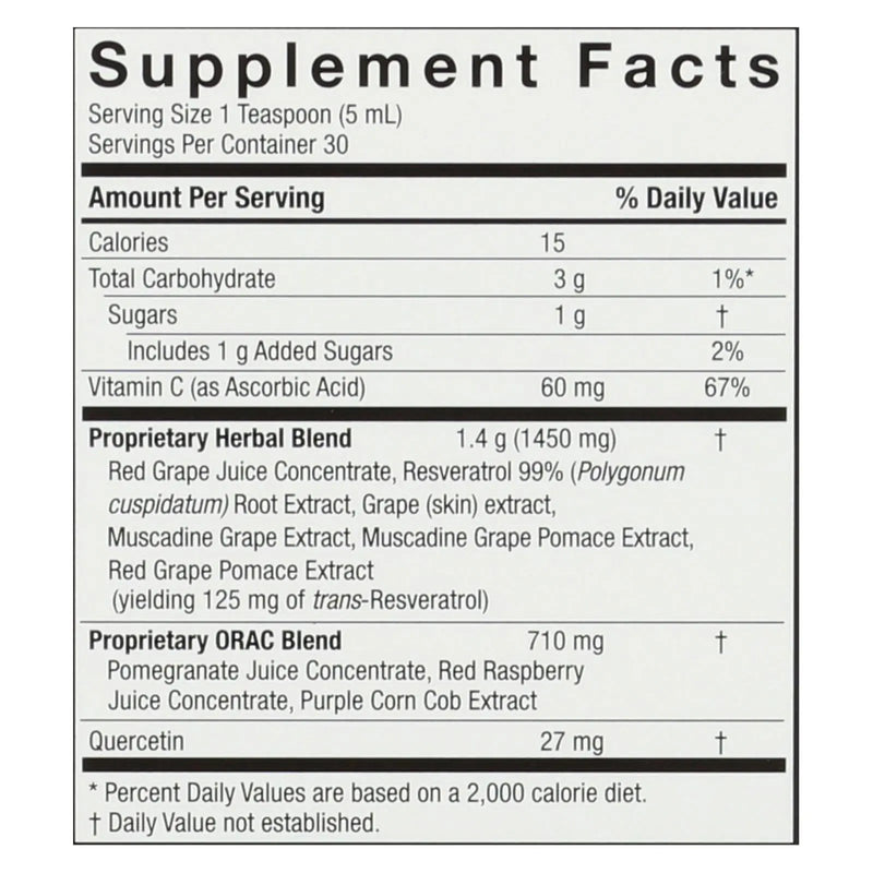 Nature's Answer - Resveratrol Reserve Alcohol Free - 5 Fl Oz Nature's Answer