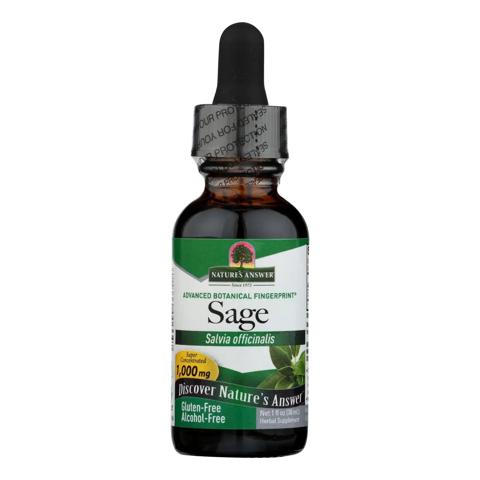 Nature's Answer - Sage - Alcohol Free - 1 Oz Nature's Answer
