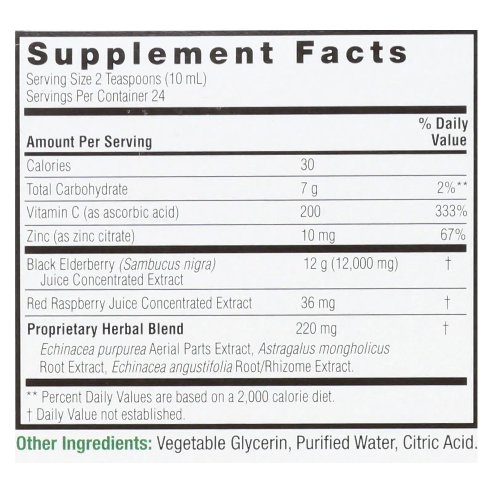 Nature's Answer - Sambucus Immune Support - 8 Oz - GreatEagleInc