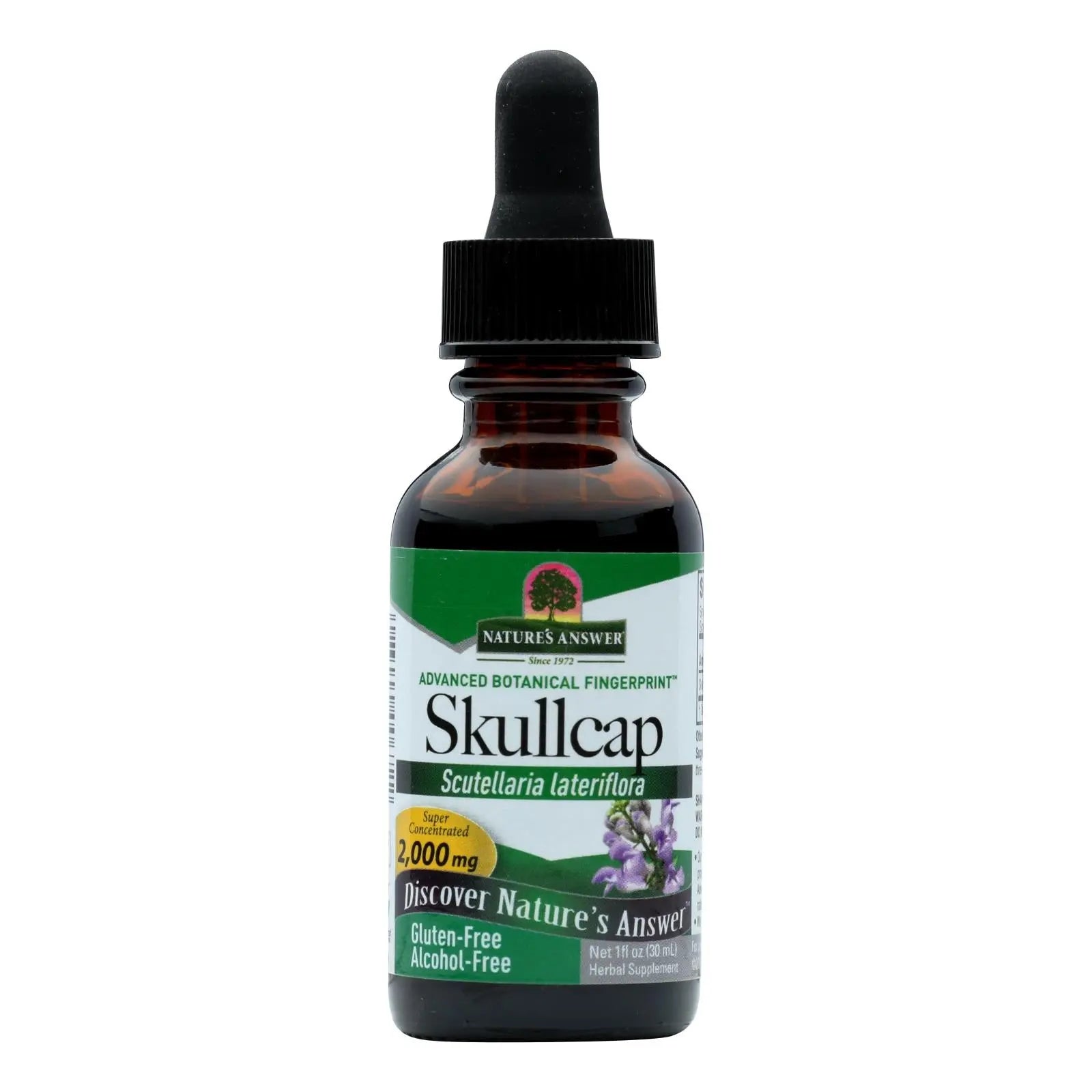 Nature's Answer - Skullcap Herb Alcohol Free - 1 Fl Oz Nature's Answer