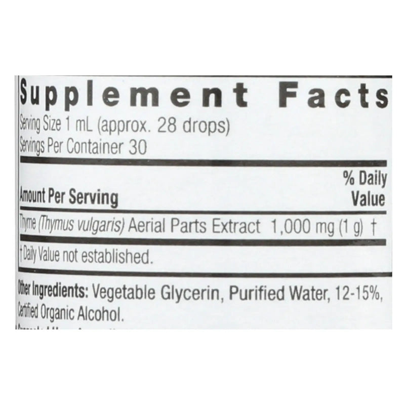 Nature's Answer - Thyme - 1 Oz Nature's Answer