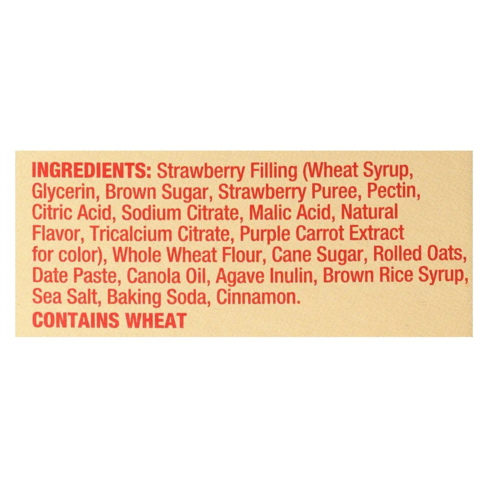 Nature's Bakery - Oatmeal Crumble Strawberry - Case Of 6 - 8.46 Oz Nature's Bakery