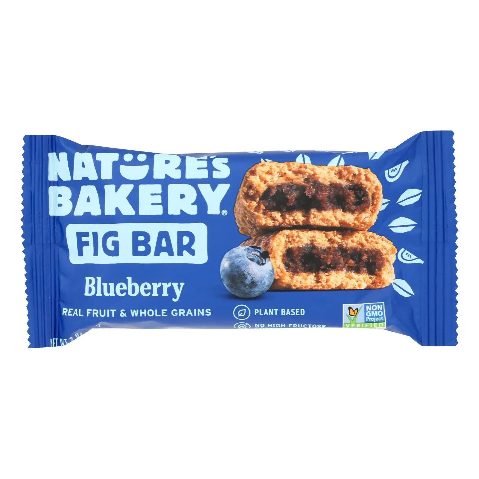 Nature's Bakery Stone Ground Whole Wheat Fig Bar - Blueberry - Case Of 12 - 2 Oz. Nature's Bakery