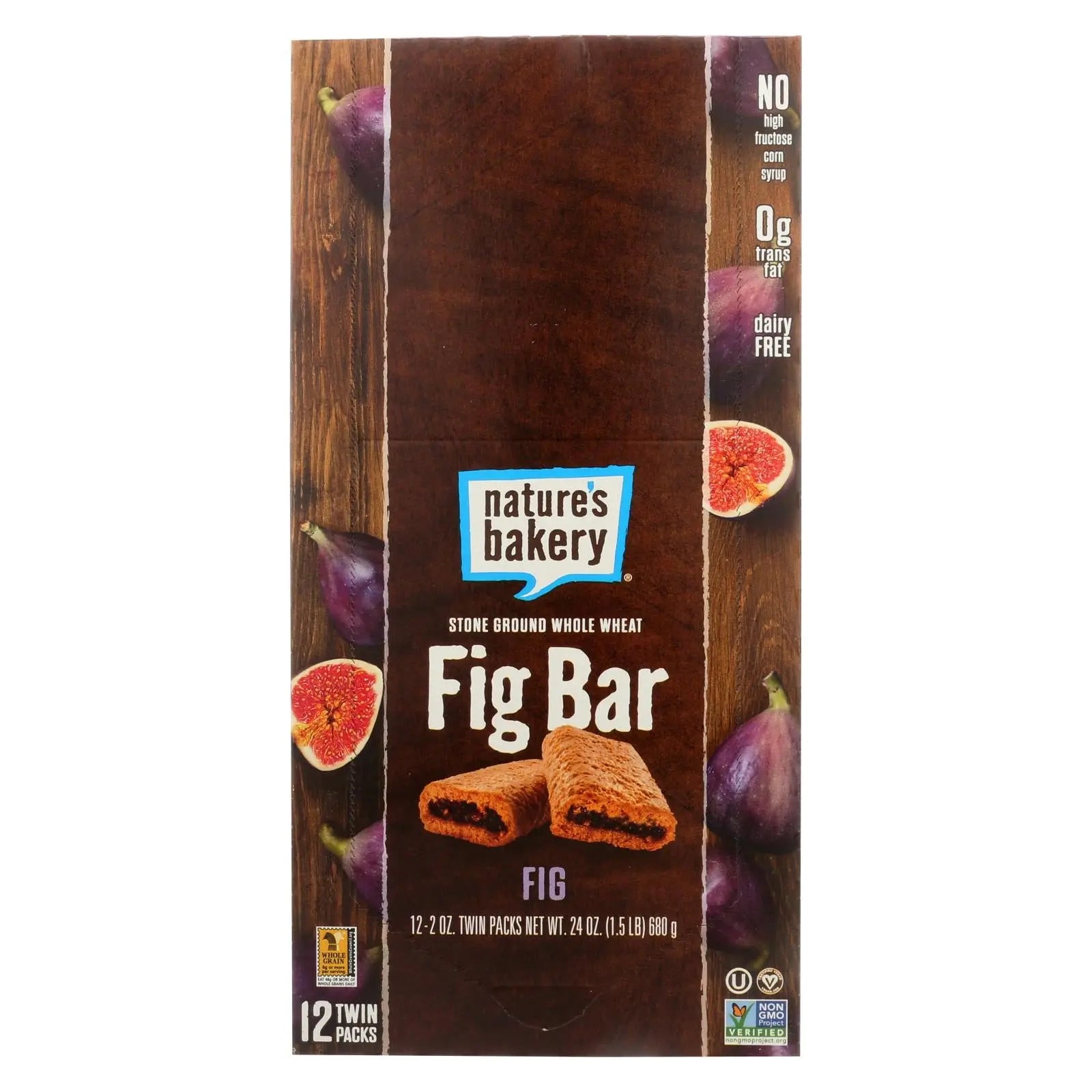 Nature's Bakery Stone Ground Whole Wheat Fig Bar - Original - Case Of 12 - 2 Oz. Nature's Bakery