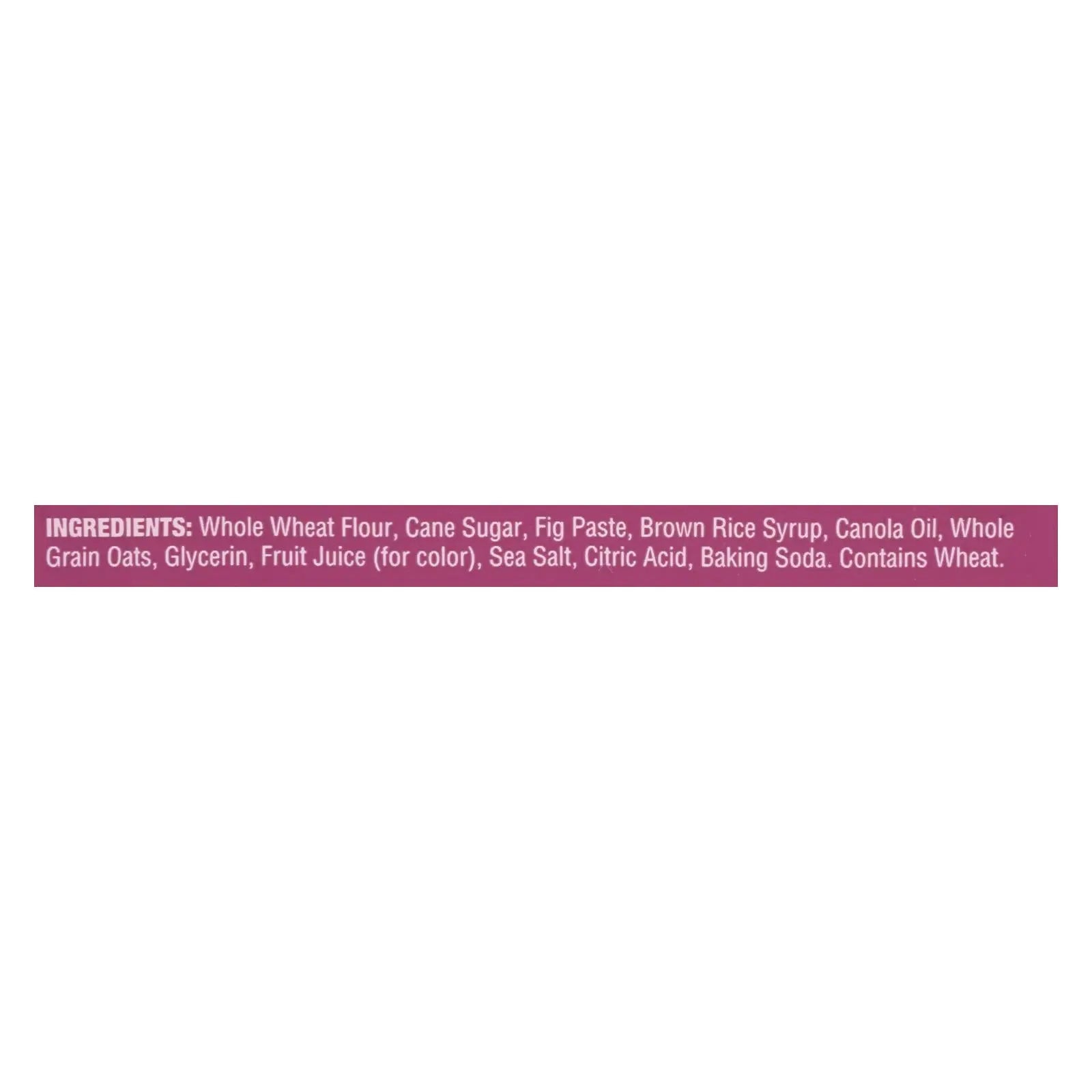 Nature's Bakery Stone Ground Whole Wheat Fig Bar - Original - Case Of 12 - 2 Oz. Nature's Bakery