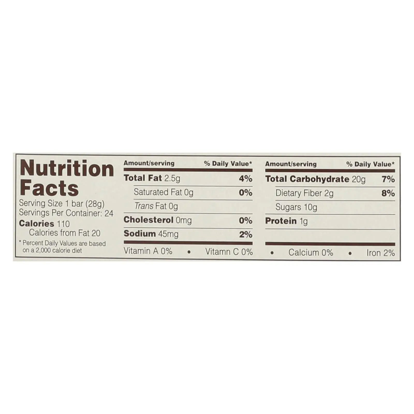 Nature's Bakery Stone Ground Whole Wheat Fig Bar - Original - Case Of 12 - 2 Oz. Nature's Bakery