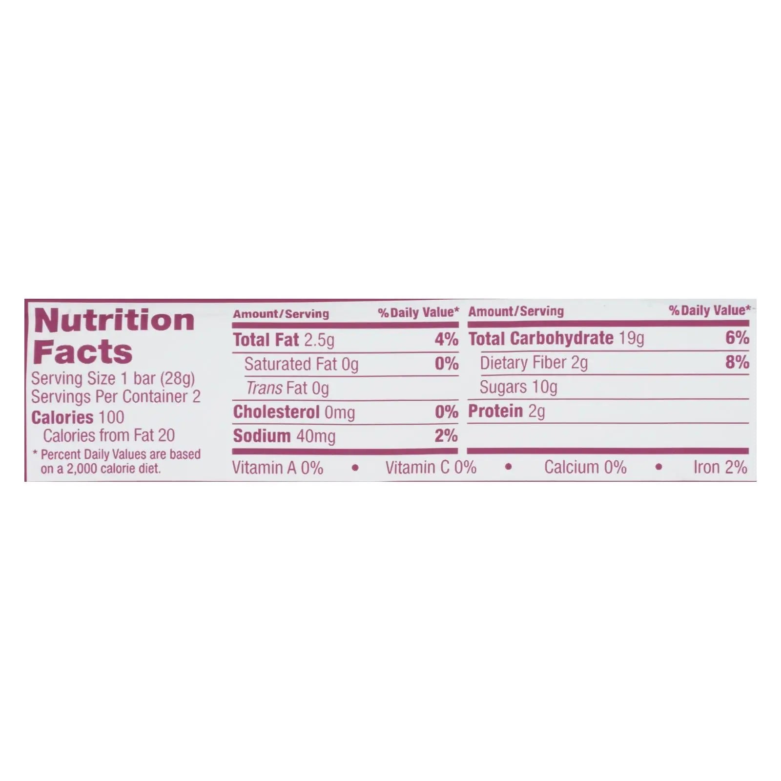 Nature's Bakery Stone Ground Whole Wheat Fig Bar - Original - Case Of 12 - 2 Oz. Nature's Bakery