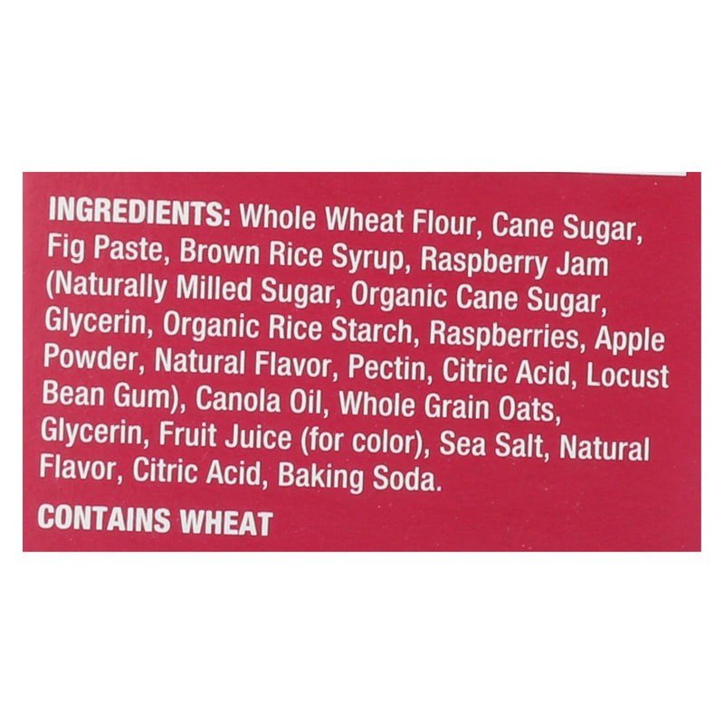 Nature's Bakery Stone Ground Whole Wheat Fig Bar - Raspberry - 2 Oz - Case Of 6 Nature's Bakery