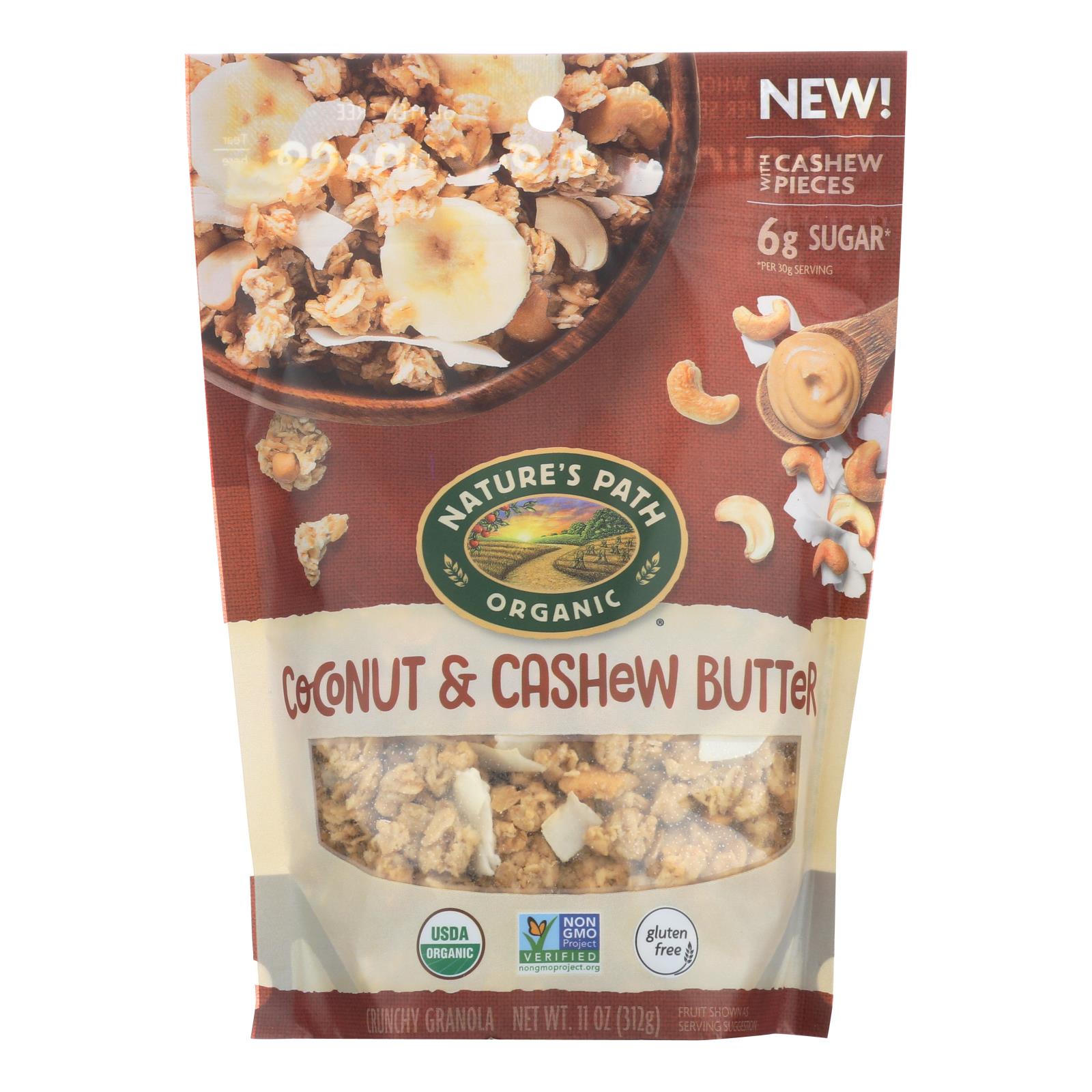 Nature's Path Granola - Organic - Coconut Cashew Butter - Case Of 8 - 11 Oz - GreatEagleInc