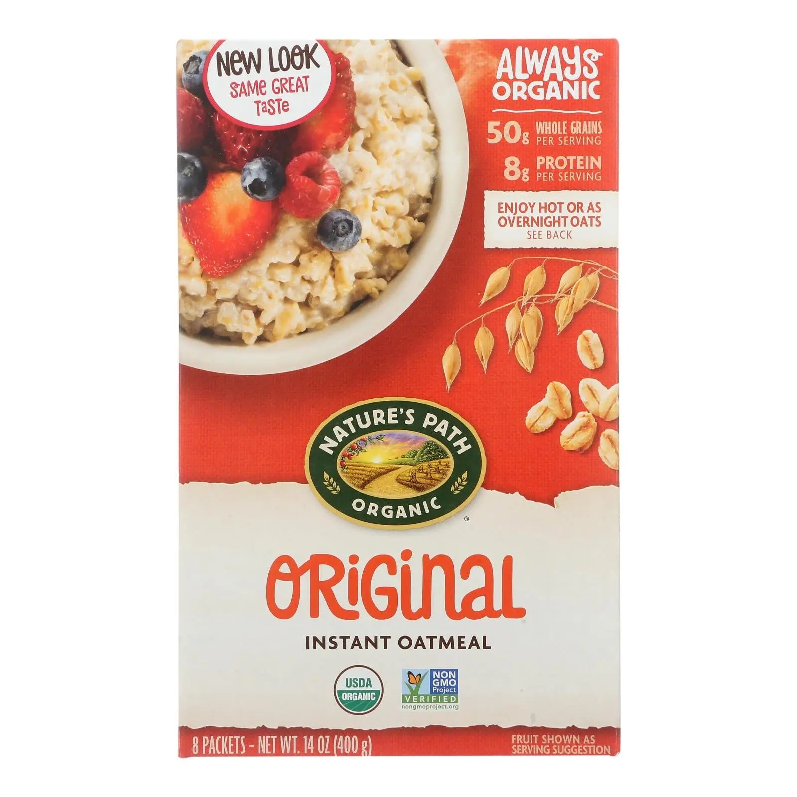 Nature's Path Organic Hot Oatmeal - Original - Case Of 6 - 14 Oz. Nature's Path