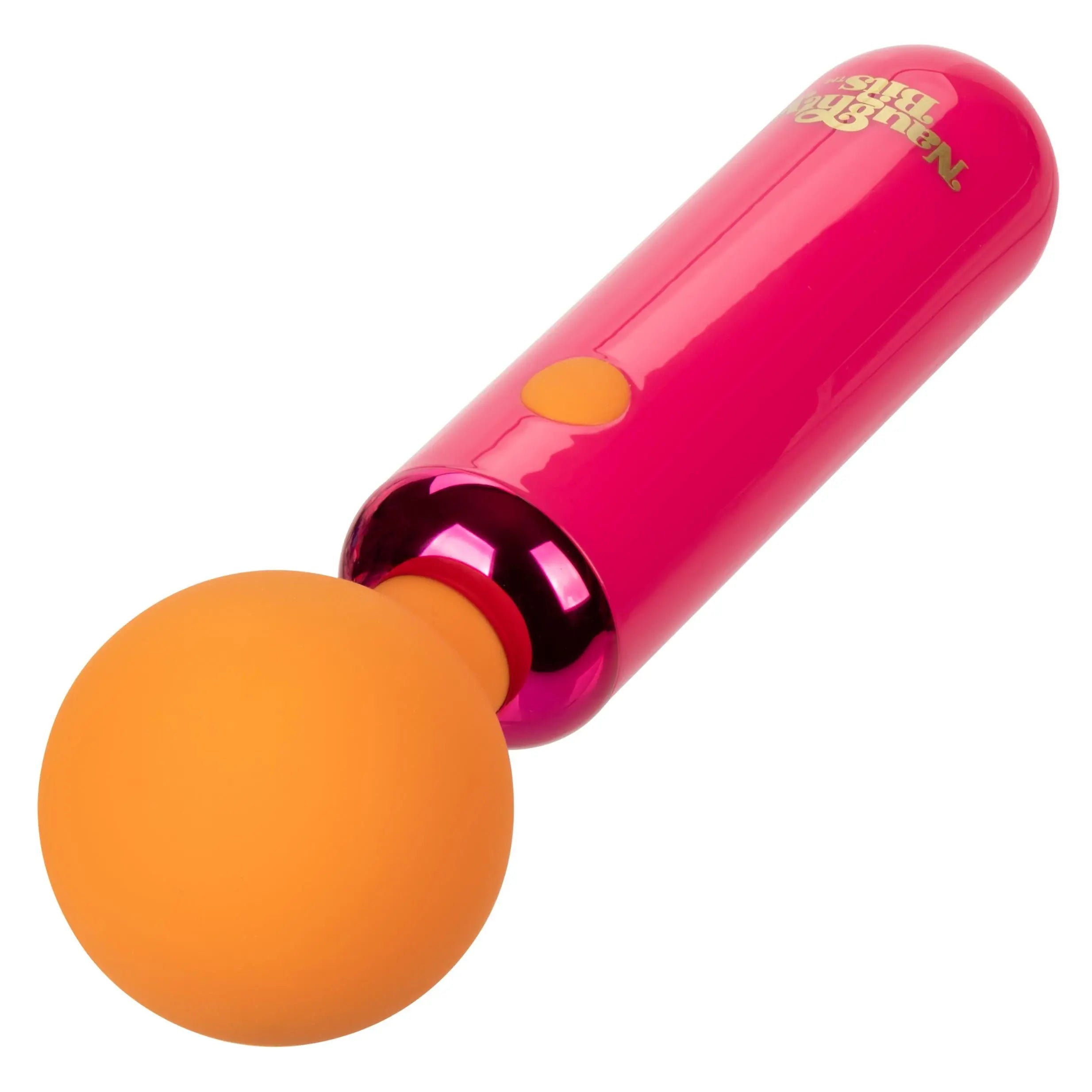 Naughty Bits Home Cumming Queen Vibrating Wand -  Orange/pink CalExotics