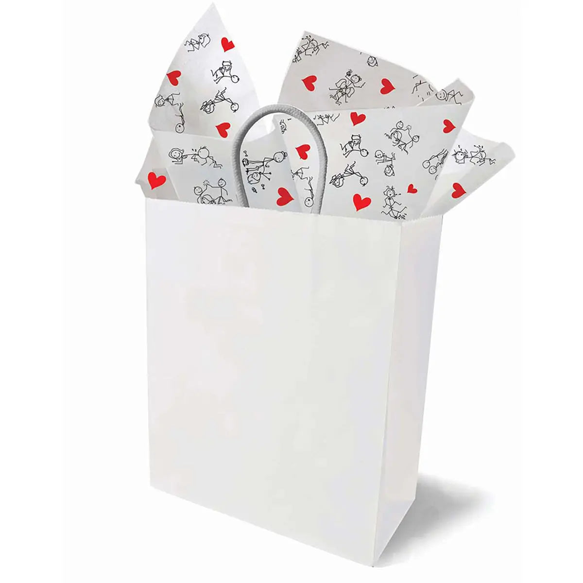 Naughty Stick Figure Tissue Paper Little Genie