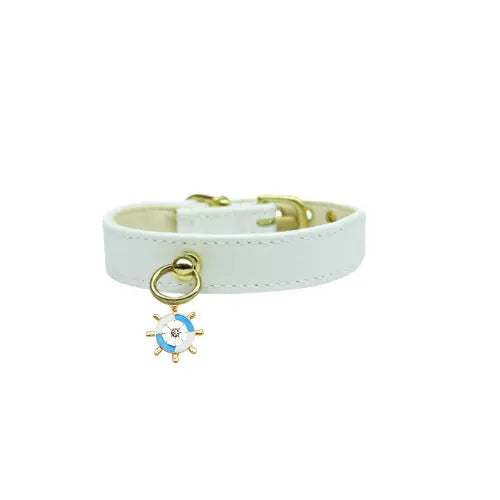 Nautical Dog Charm Collar Bark Fifth Avenue