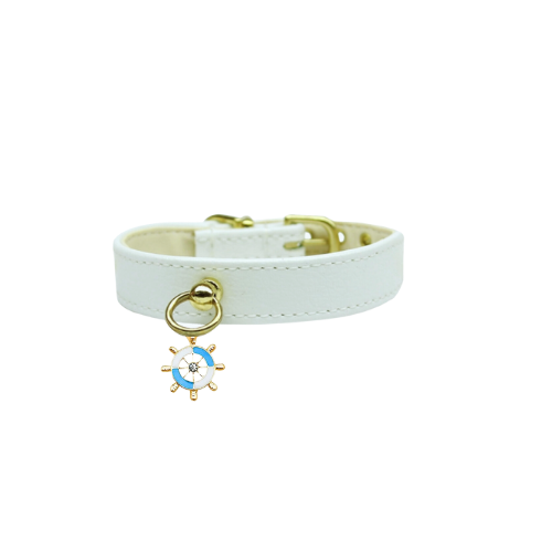 Nautical Dog Charm Collar Bark Fifth Avenue