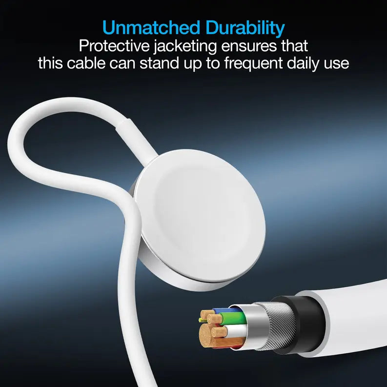 Naztech Magnetic Charging Cable for Apple Watch 3ft Naztech