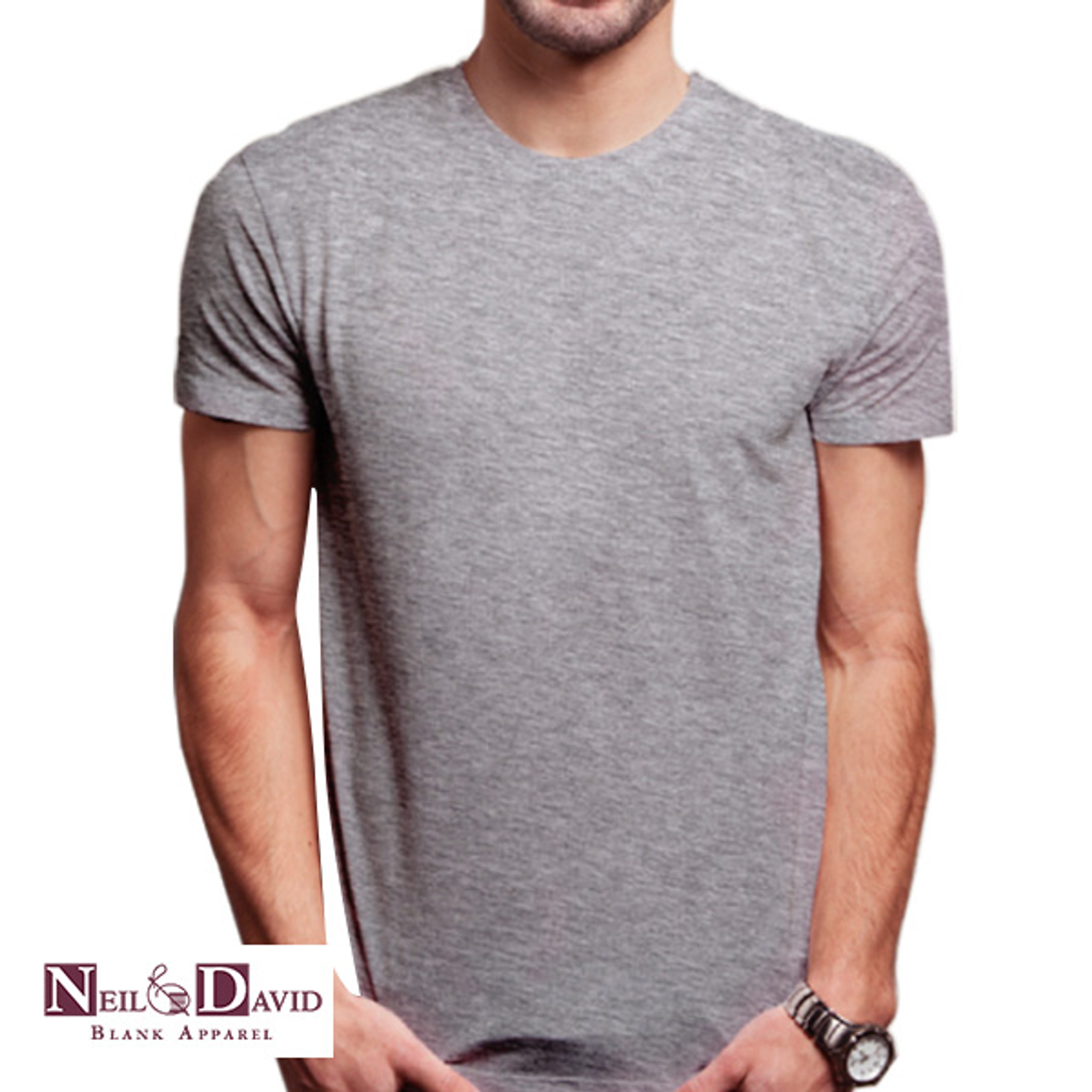 Neil & David - Blank Apparel Men's T-Shirt Kids Blanks
