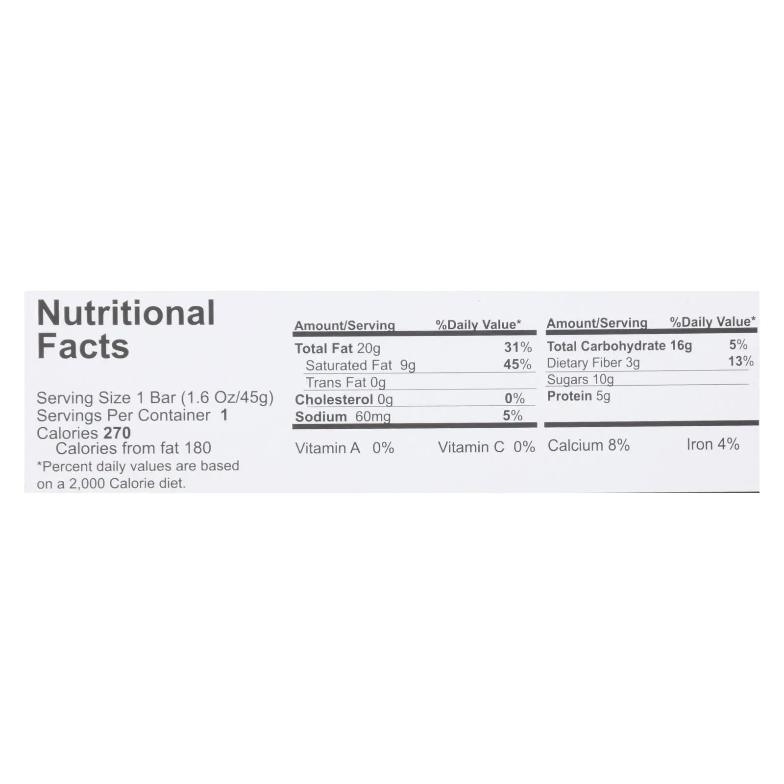 Nelly's Organics - Bar Caramel Nougat - Case Of 9 - 1.6 Oz Nelly's Organics