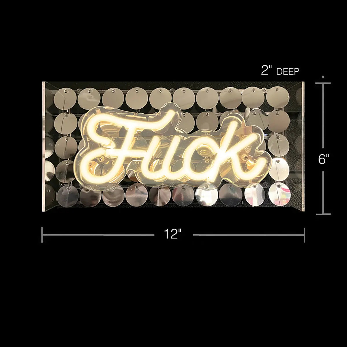 Neon Fuck Light Up Sign Little Genie