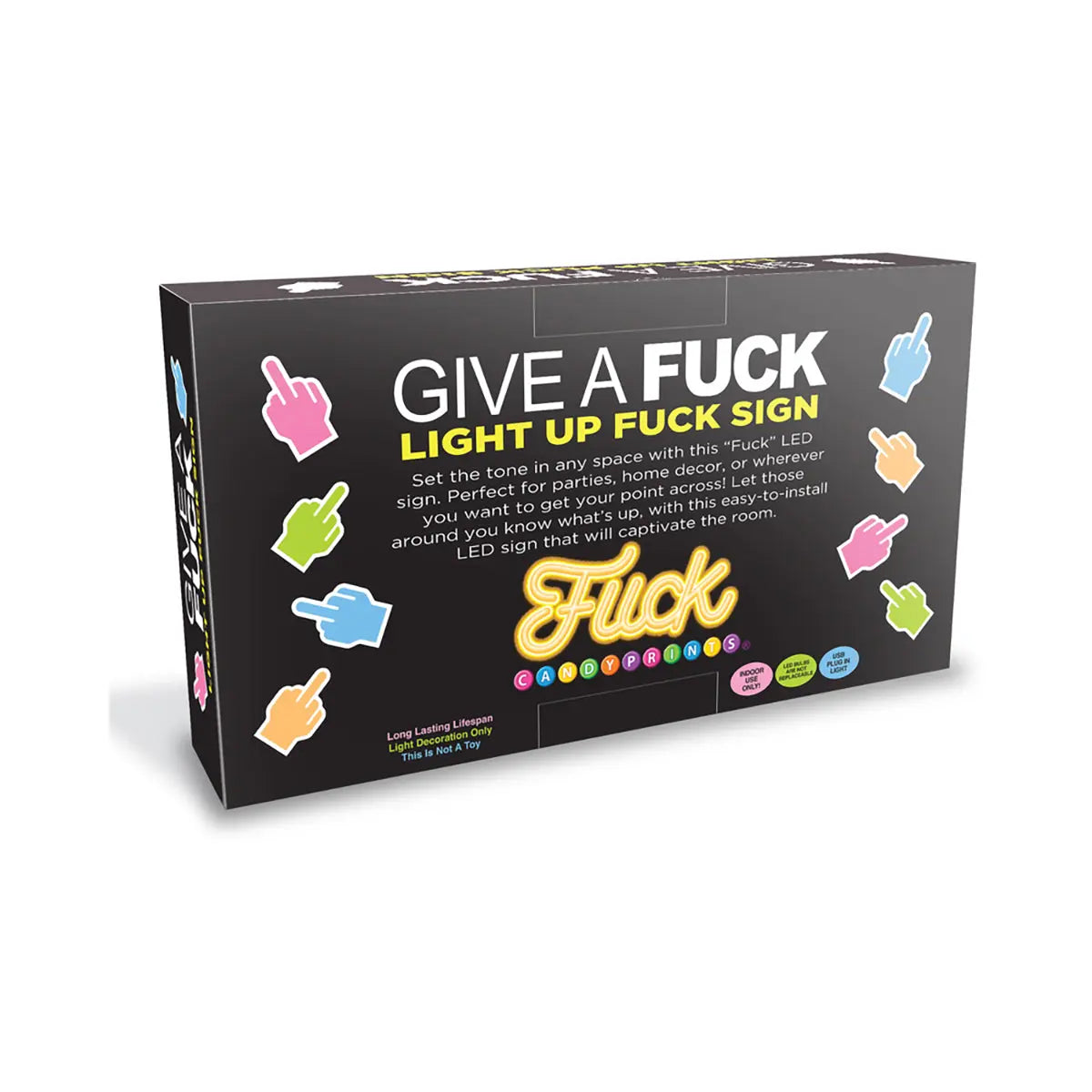 Neon Fuck Light Up Sign Little Genie