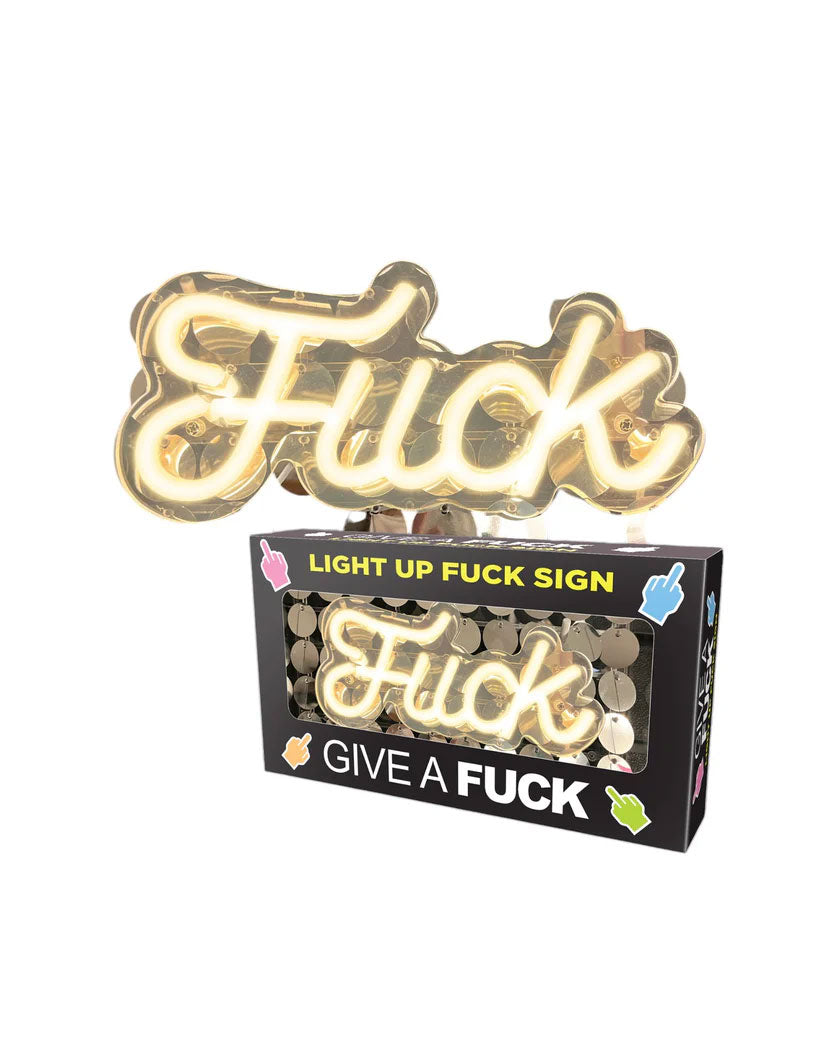Neon Fuck Light Up Sign Little Genie
