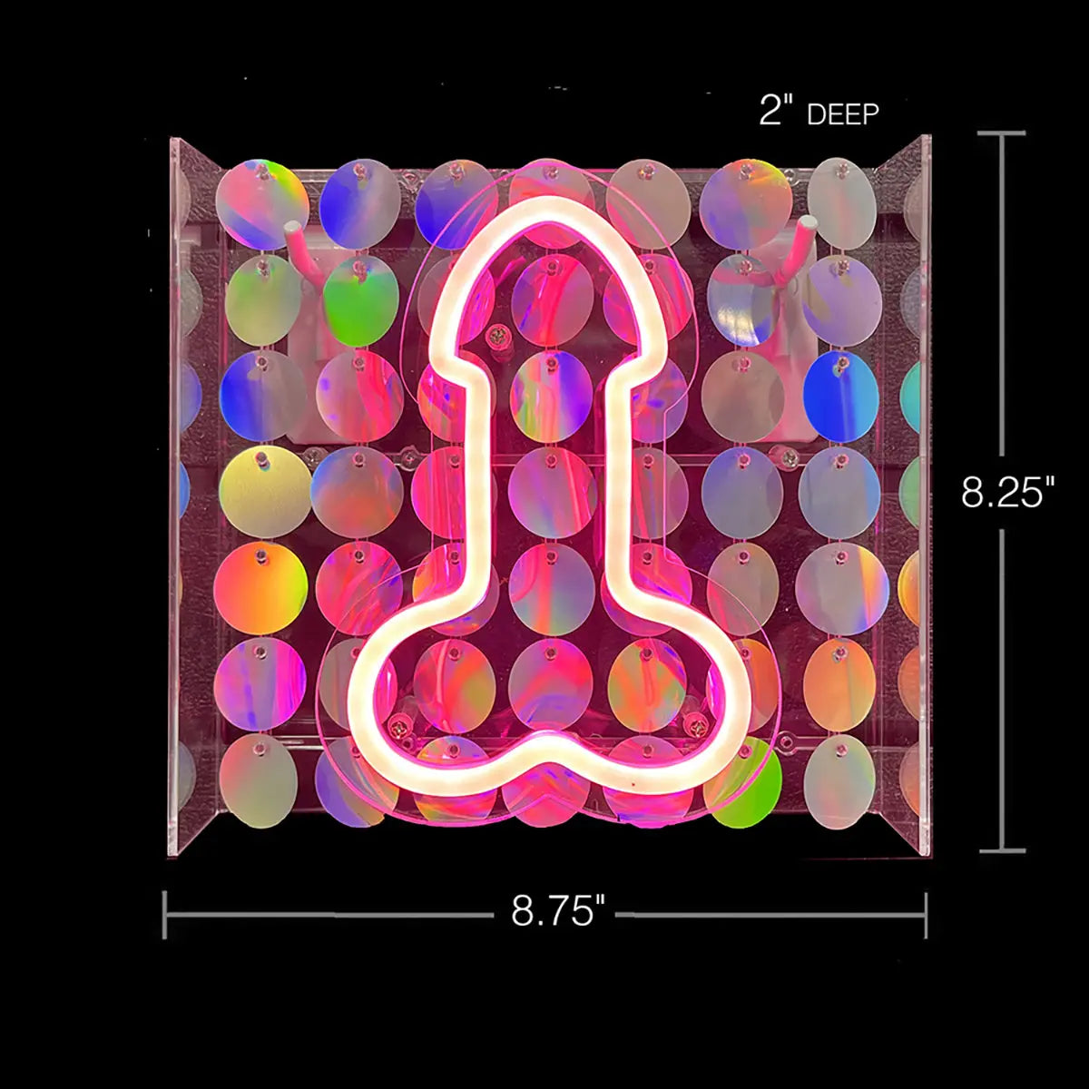 Neon Penis Light Up Sign Little Genie