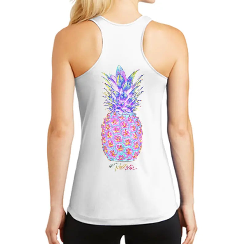 Neon Pineapple Tank ReelSkinzz