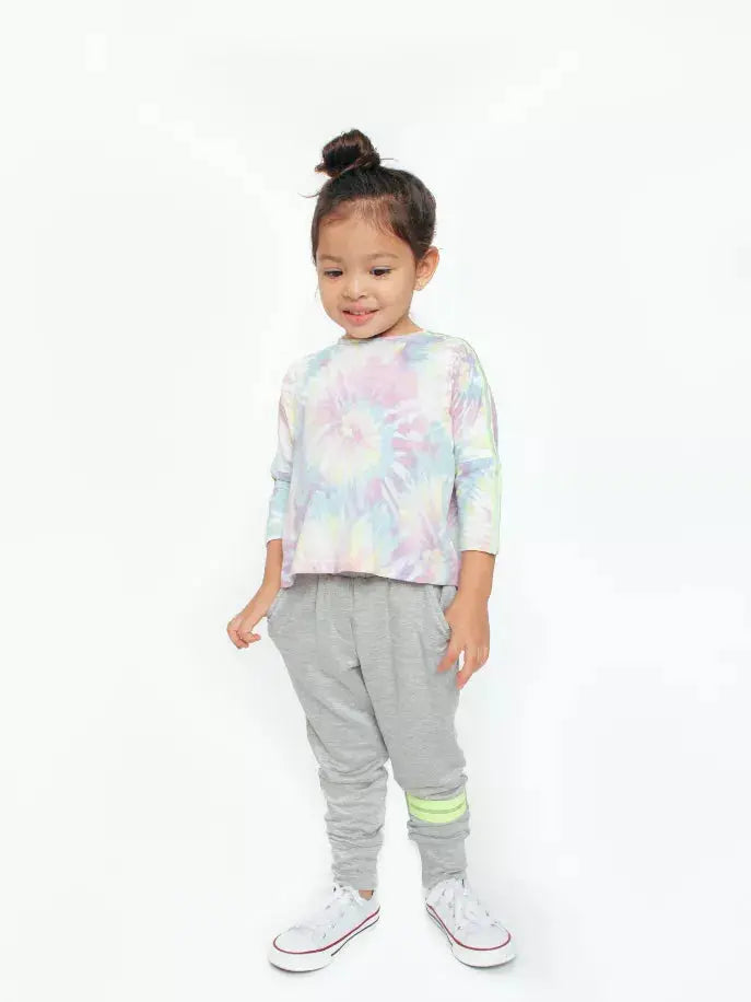 Neon Trim Joggers Little Mass