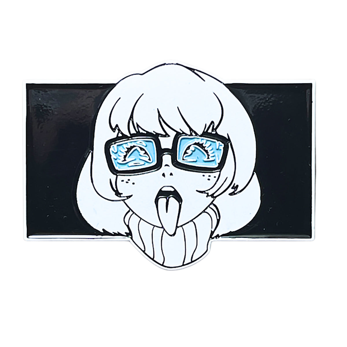 Nerdy Girl V2 Enamel Pin Geeky & Kinky