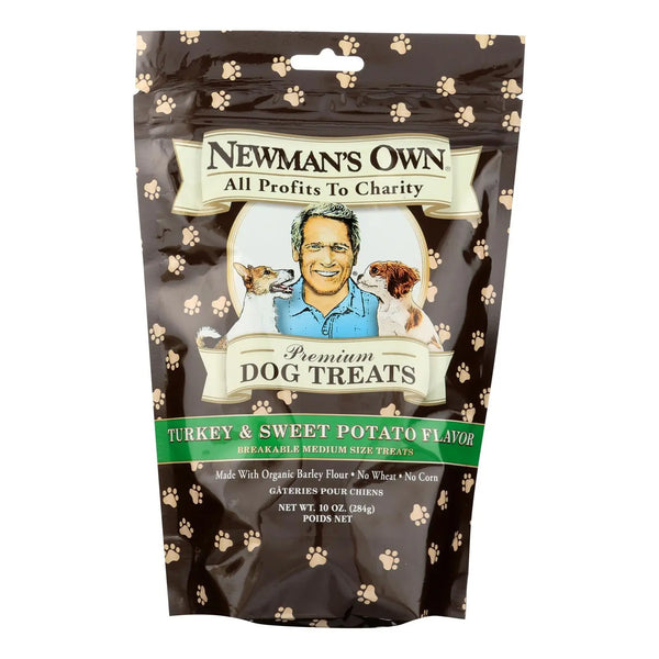 Newman's Own Organics Turkey And Sweet Potato Treats - Organic - Case Of 6 - 10 Oz. Newman's Own Organics