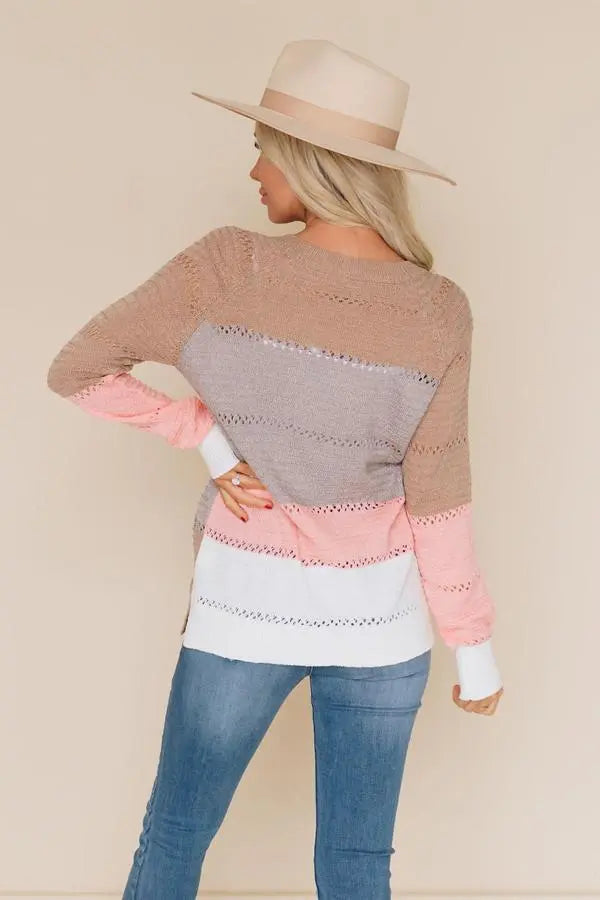 Nicholas Eyelet Button Up Cardigan Stay Warm in Style