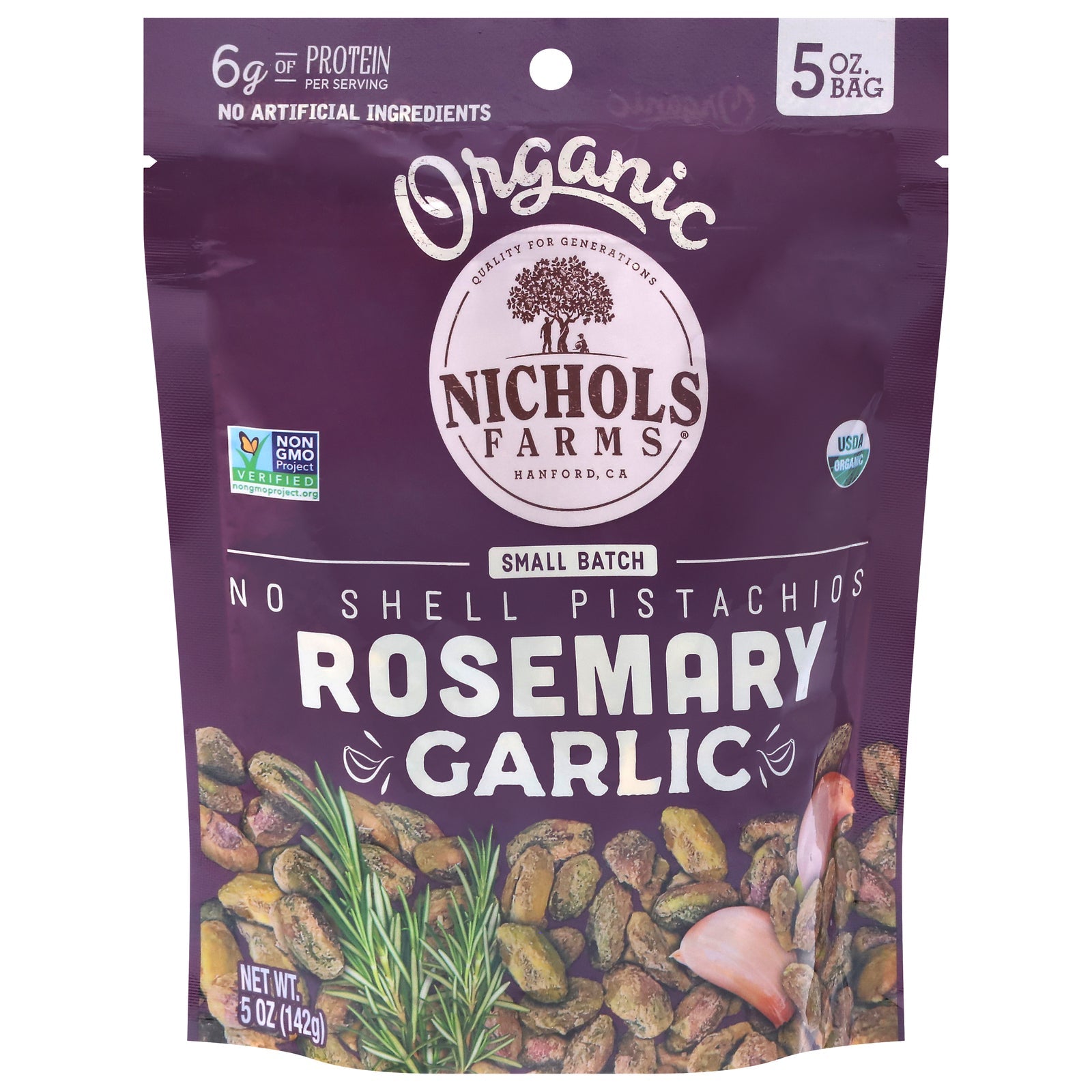 Nichols Farms - Pstch Og2 Rsmrygrlc Noshl - Cs Of 12-5 Oz Nichols Farms