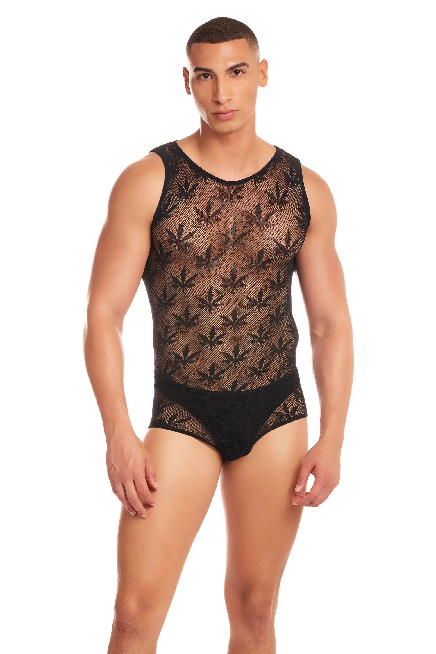 Night Blaze 2pc Set - Large/xl - Black Pink Lipstick