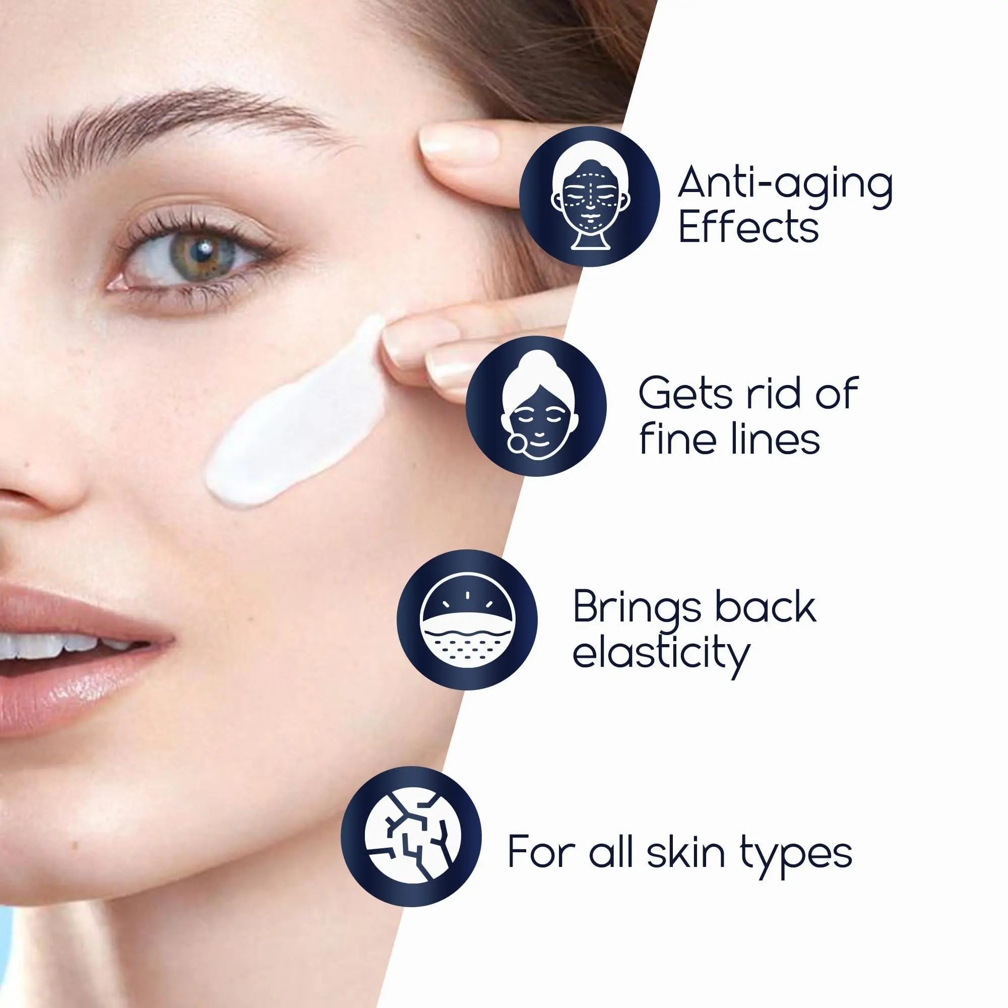 Night Cream for Women Anti aging Retinol Night Cream for Face Wrinkle Cream for Women Overnight Collagen Repair   Hyaluronic Acid Face Moisturiser with Niacinamide Peptides   Made in Italy Pharmlitalia