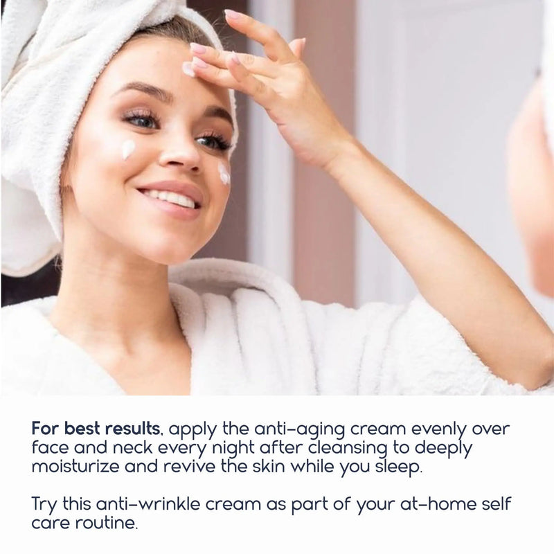 Night Cream for Women Anti aging Retinol Night Cream for Face Wrinkle Cream for Women Overnight Collagen Repair   Hyaluronic Acid Face Moisturiser with Niacinamide Peptides   Made in Italy Pharmlitalia