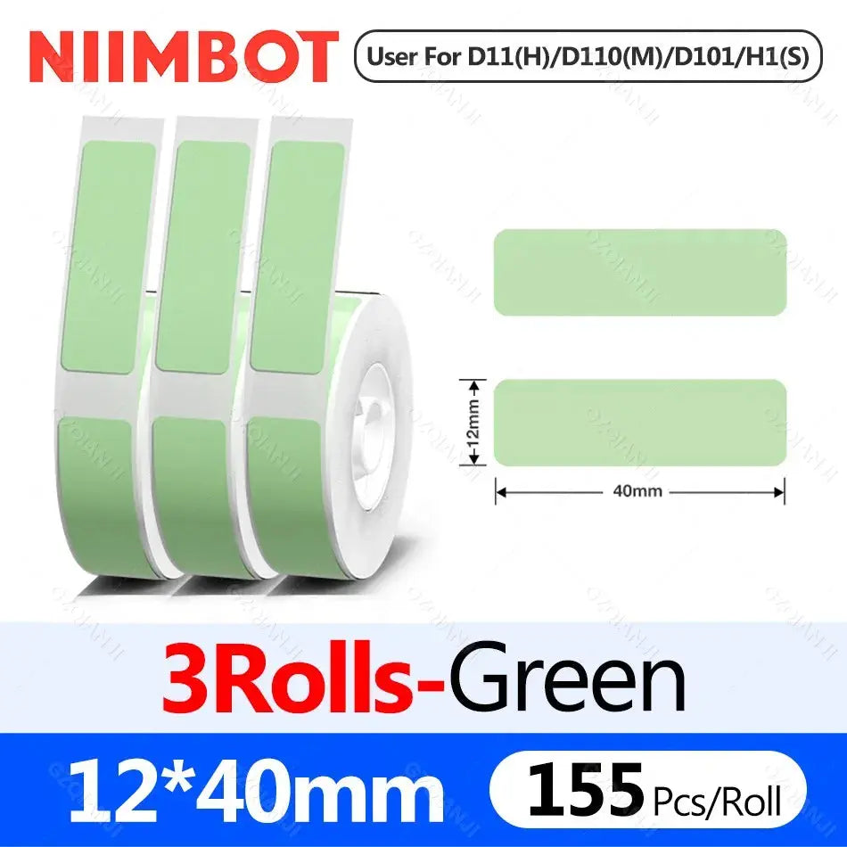 Niimbot D110 Label Printer Bluetooth Mini Adhesive Portable Smart Label Maker UV Without Ink For Office School Labeling Machine GreatEagleInc