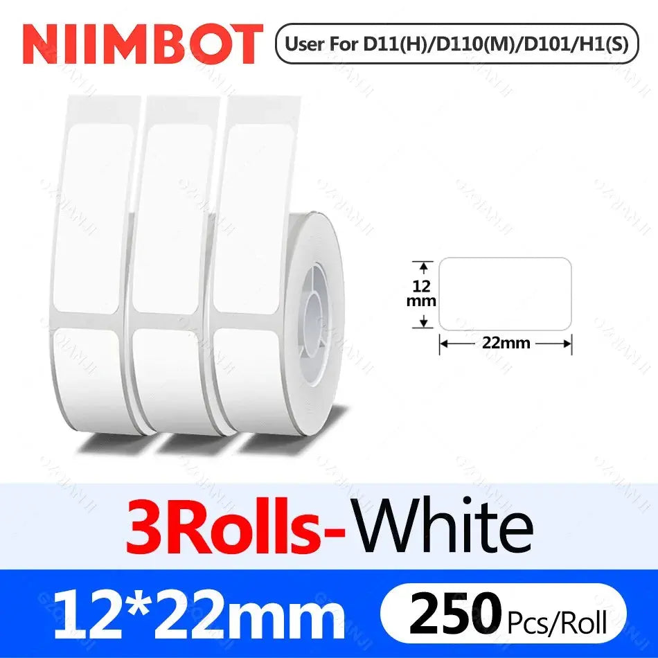 Niimbot D110 Label Printer Bluetooth Mini Adhesive Portable Smart Label Maker UV Without Ink For Office School Labeling Machine GreatEagleInc